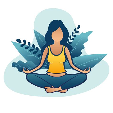 Available for free or premium in SVG, PNG, EPS, AI or JPG formats. . Meditation vector